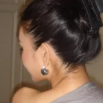 Orecchini vintage a conchiglia e stella marina in acciaio oro - immagine 6