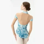 Body danza classica donna a collo alto con maniche lunghe - immagine 2