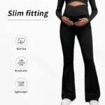 Pantaloni premaman yoga svasati a vita alta regolabile - immagine 3