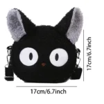 Borsa a tracolla in peluche stile giapponese - immagine 5