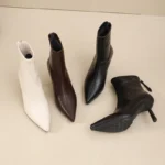 Stivaletti donna eleganti a punta con tacco sottile