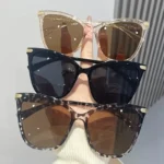 Set 3 occhiali da sole cat eye piccoli multicolore