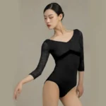 Body da balletto donna manica 3/4 autunno inverno - immagine 3