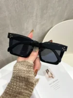 Occhiali da vista retrò unisex con montatura quadrata - immagine 4