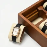 Scatola portorologi in legno 10 scomparti con vetrina - immagine 5