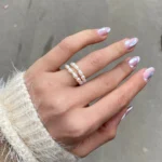 Anello elastico con perle d’acqua dolce naturali - immagine 2