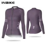 Maglia ciclismo donna maniche lunghe slim primavera/autunno