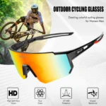 Occhiali da sole ciclismo UV400 unisex per bici e outdoor - immagine 3