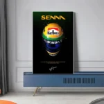 Poster su tela casco F1 moderno in stile graffiti - immagine 2