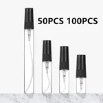 Bottigliette vetro profumo nere 2-10 ml riutilizzabili