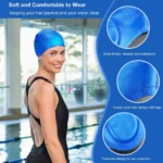 Cuffia da nuoto in silicone grande, impermeabile e confortevole - immagine 2