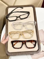 Set 4 occhiali da vista neutri con montatura quadrata - immagine 2