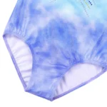 Body ginnastica bambina sfumato con strass scintillanti - immagine 5