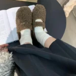 Scarpe donna vintage in cotone caldo con suola morbida - immagine 4