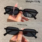 Occhiali ovali piccoli da donna stile fashion - immagine 4