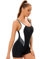 Costume intero donna cut-out taglie forti schiena scoperta - immagine 5