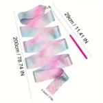 Nastro ginnastica ritmica 2 m con bacchetta e stella luminosa - immagine 2