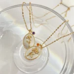 Collana portafortuna fiore mese di nascita donna - immagine 5