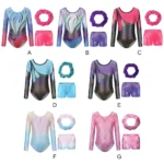 Body bambina pattinaggio artistico e danza con strass - immagine 2