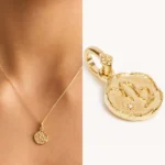 Collana donna segno zodiacale vintage in acciaio inox - immagine 5