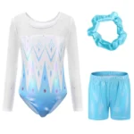 Body balletto bambina con pantaloncini e fascia capelli - immagine 3