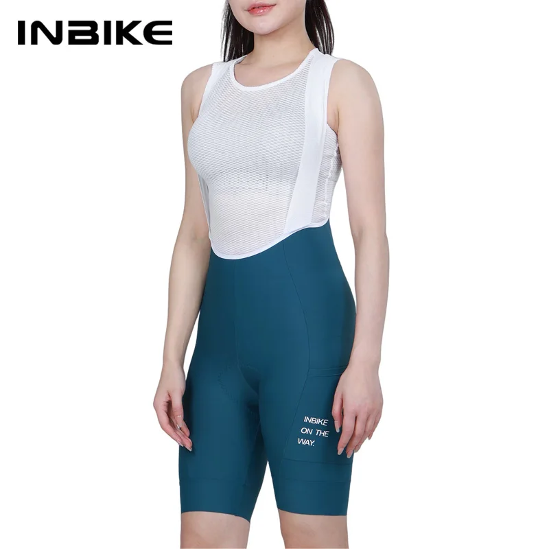 kf-Sa94e5f7774ec43759377dd578bcdc3f06 Pantaloncini ciclismo donna con bretelle e fondello imbottito - immagine 1