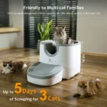 Lettiera per gatti autopulente XL con sensori di sicurezza - immagine 2