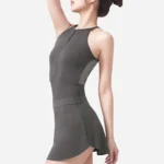 Body da balletto donna senza schiena per danza e yoga - immagine 4