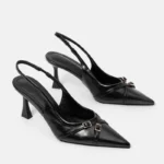 Sandali donna eleganti con tacco spesso e cinturino