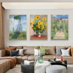 Poster su tela Claude Monet Classic Art per salotto - immagine 2