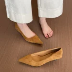 Scarpe Mary Jane donna punta a punta tacco basso eleganti - immagine 2