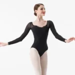 Body da balletto donna elegante con scollo quadrato - immagine 3