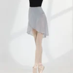 Gonna da danza in chiffon con lacci per ragazze e donne - immagine 6