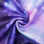 Body danza bambina viola senza maniche con dettagli brillanti - immagine 5