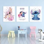 Poster Ohana Lilo & Stitch con frase famiglia in tela - immagine 5