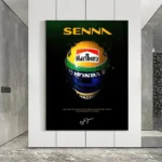 Poster su tela casco F1 moderno in stile graffiti - immagine 3