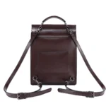 Zaino donna in vera pelle con scomparto laptop - immagine 5