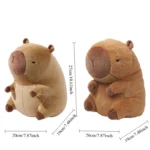 Cuscino da viaggio a U capibara in peluche 2 in 1 - immagine 4