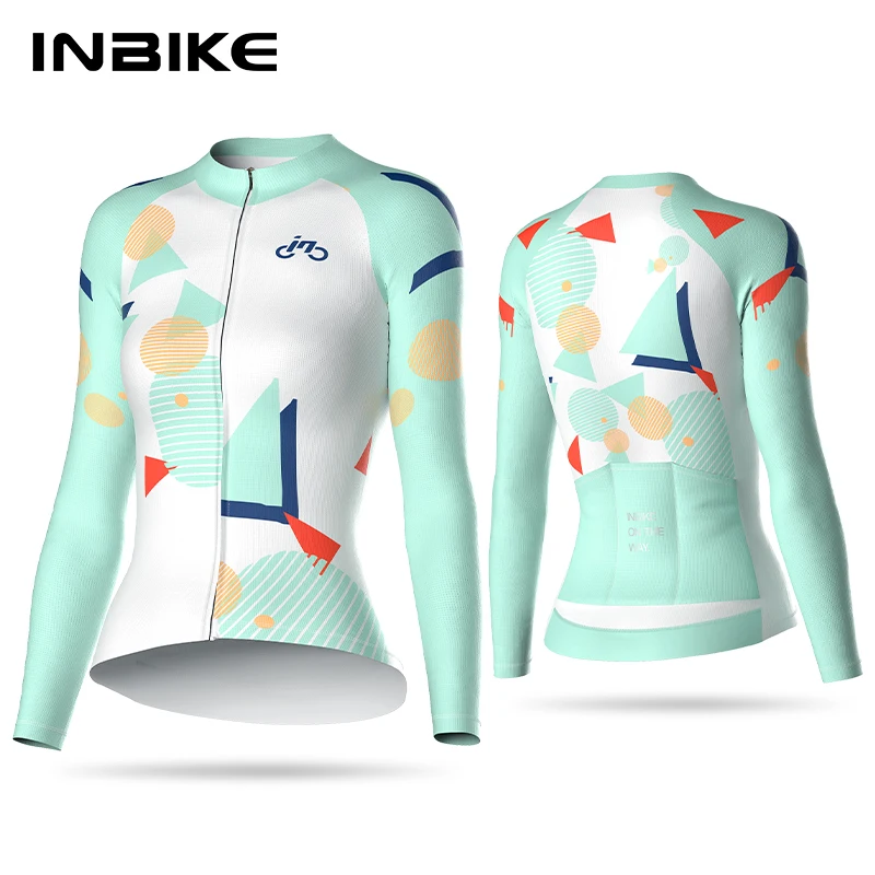 kf-Sb71833dee8124ba88d5058309a4291bd6 Maglia ciclismo donna maniche lunghe traspirante - immagine 1