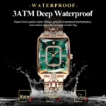 Orologio da donna acciaio con calendario impermeabile - immagine 2