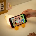 Lampada notte anatra in silicone ricaricabile USB per bambini - immagine 3