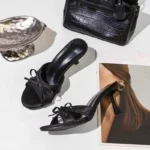 Sandali donna con tacco alto sottile open toe eleganti - immagine 3