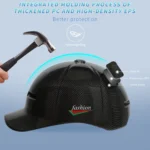 Casco da bici con visiera stile berretto, misura regolabile - immagine 4