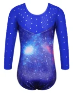 Body danza bambina manica 3/4 scintillante - immagine 2
