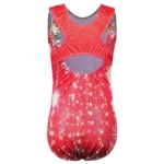 Body danza natalizio bambina senza maniche con gonnellina - immagine 3