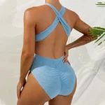 Costume intero premaman estate 2025 con schiena aperta - immagine 6