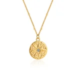 Collana girocollo donna con ciondolo stella rotonda - immagine 5