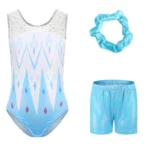 Body balletto bambina con pantaloncini e fascia capelli - immagine 5