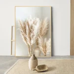 Set 3 stampe mare beige su tela per soggiorno - immagine 4
