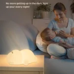 Lampada notturna orsetto sdraiato in silicone per bambini - immagine 6